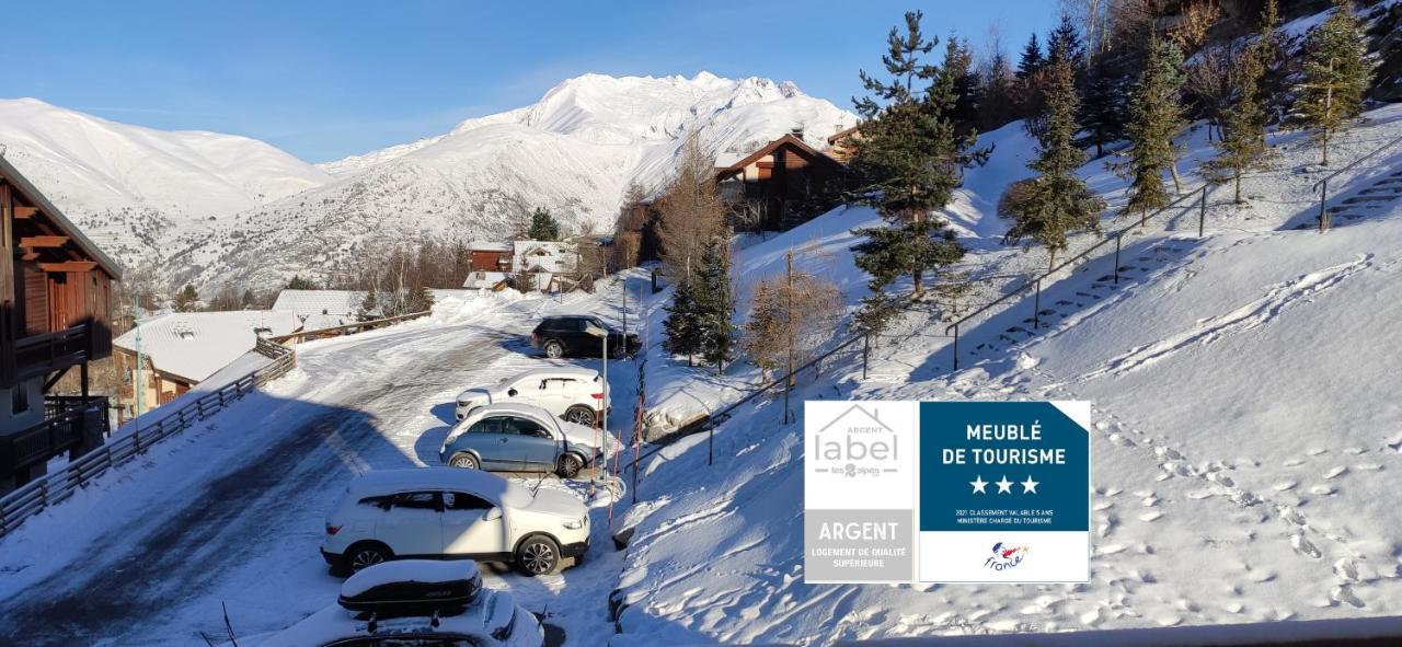 레두잘프 T2 Meuble Tourisme 3 Etoiles, Pied Des Pistes-Parking Prive Avec Balcon Et Superbe Vue 아파트 외부 사진